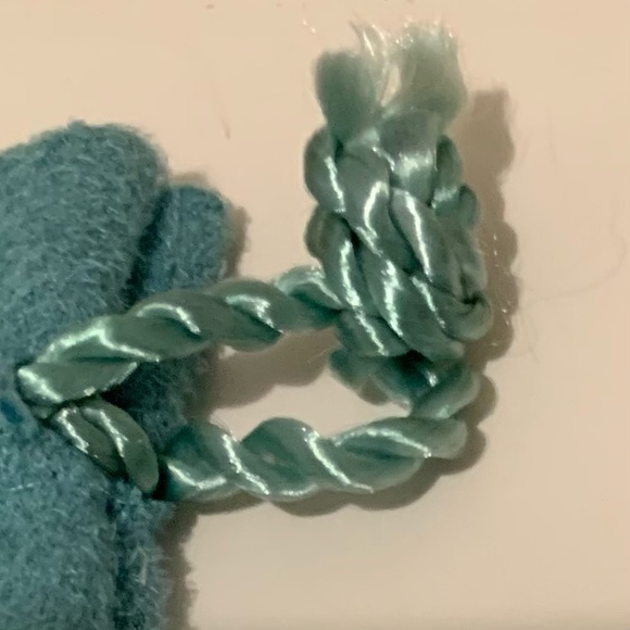 Tiffany & Co Empty Packaging Small Blue Drawstring Closure Jewelry Pouch 1990’s - Picture 6 of 9